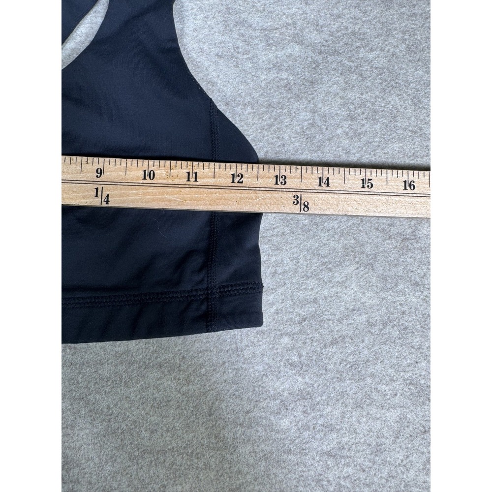 Lululemon Bootcamp Ready Sports Bra Womens 6 Black Sweat Wicking Training Yoga - Picture 8 of 9